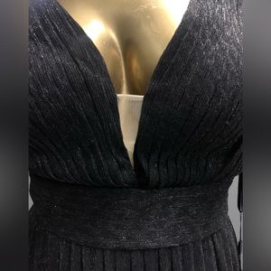 Black Shimmer Formal Dress